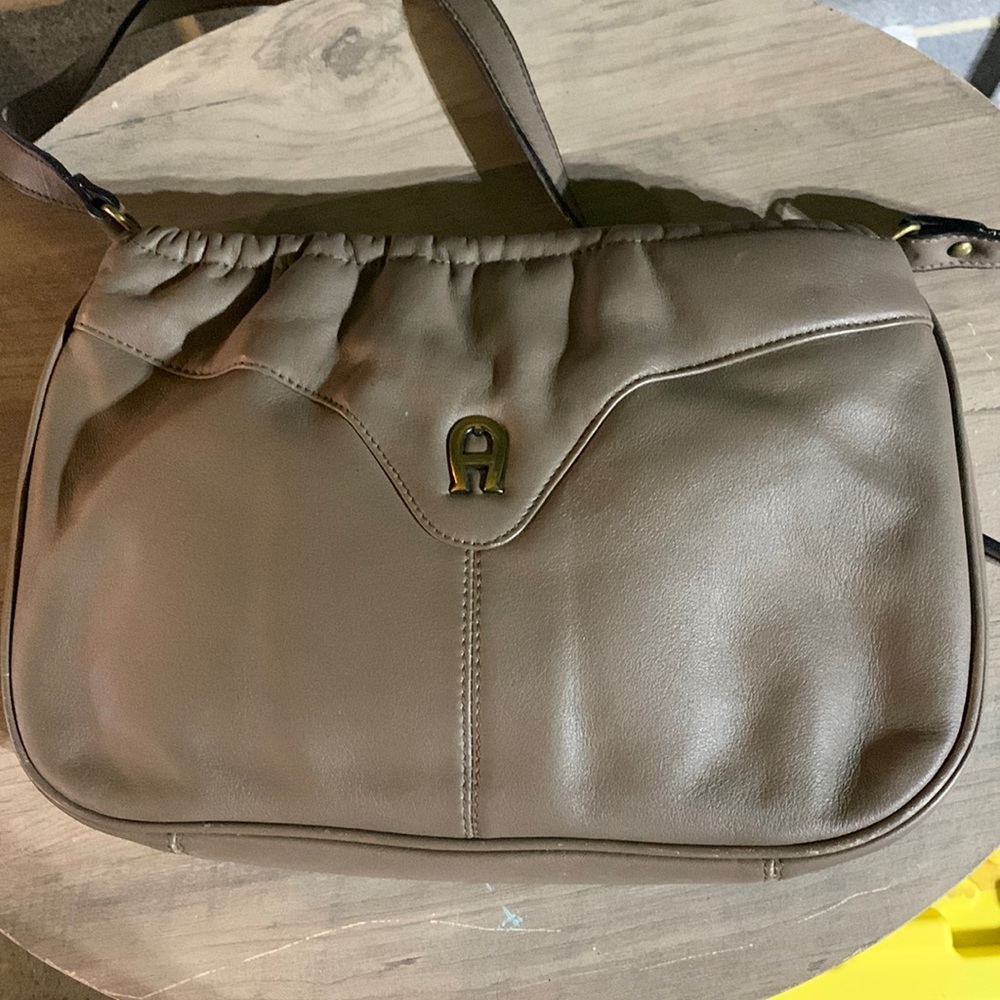 Vintage Etienne Agner Leather handbag Brown